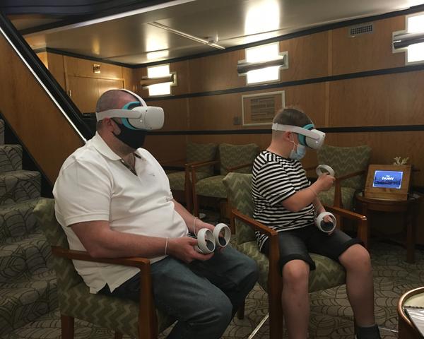 The Danny goes into a Virtual world